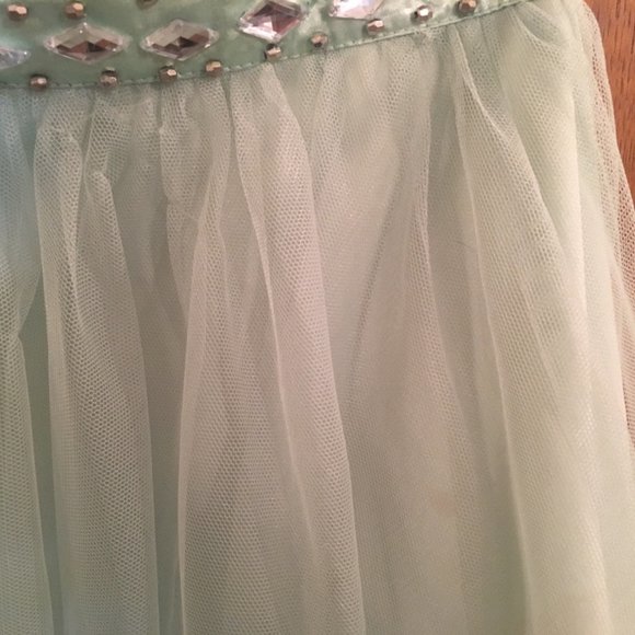 Mint Green 2 piece Party Dress - Picture 2 of 4